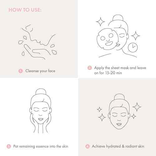 ESW Beauty Most Loved Face Masks - 5-Pack Skincare Set - Hydrating, Soothing & Calming - Includes Strawberries & Cream, Deep Detox, The Pink Dream, Vanilla Oat & Green Reset