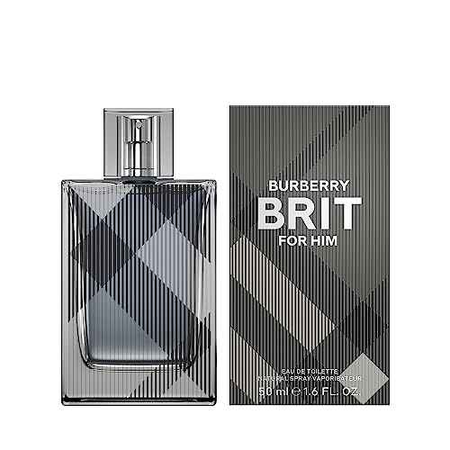 Burberry Brit Eau de Toilette ? Woody Men's Cologne ? With Notes of Cedarwood, Green Mandarin, Wild Rose & Tonka Bean ? Long Lasting Fragrance
