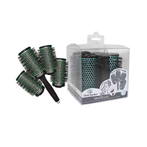 Olivia Garden MultiBrush - Non-Electrical Detachable Thermal Brush with Ceramic Barrel