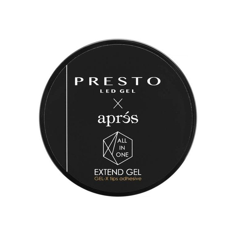 Aprés ALL-IN-ONE Extend Gel - Gel-X Tips Adhesive, 24g Jar for Perfect Nails