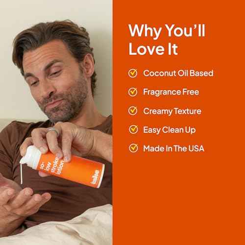 Hello Cake So-Low Stroker Lotion - Below the Belt Solo Cream for Men, Natural Moisturizing Ingredients Coconut Oil, Avocado Oil, Aloe Vera, 8 fl oz