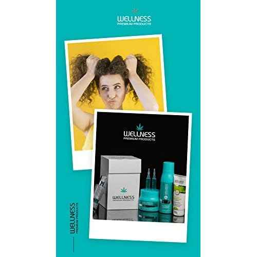 Wellness Premium Products Organic Hemp Seed Oil Deep Hydrating Hair Mask Unisex Mask I0095757 16.91 Fl Oz (Pack of 1)