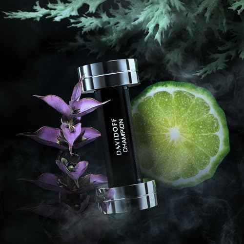 Davidoff Champion Eau de Toilette ? Woody Men's Cologne ? With Notes of Bergamot, Clary Sage & Oakmoss ? Long Lasting Fragrance