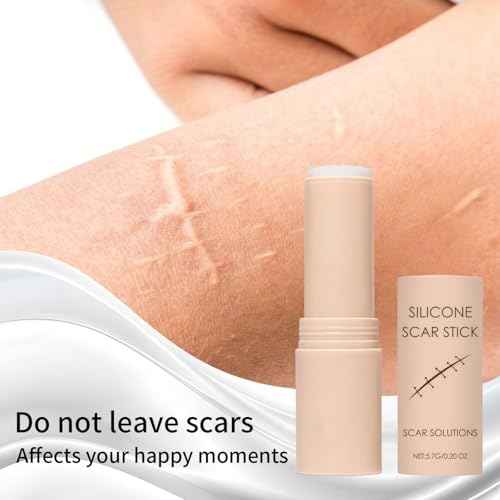 Scar Solutions Silicone Scar Stick ? Lightweight Care Easy-to-Apply Silicone for Face and Body ? Gentle on All Skin Types & Sensitive Skin (0.2 OZ)