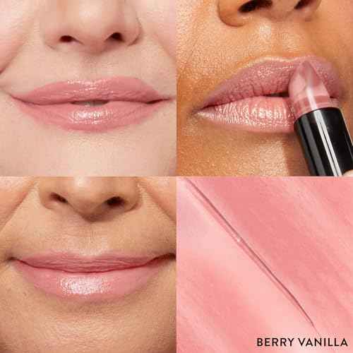 LAURA GELLER NEW YORK Marble Magic Kit: Baked Balance-n-Brighten Powder Foundation, Medium + Baked Blush-n-Brighten, Pink Buttercream + Italian Marble Lipstick, Berry Vanilla
