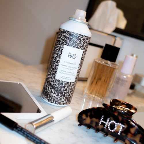 R+Co Chainmail Heat Protection Spray For Hair | Thermal Protection + Flexible Hold + Silky Shine | Vegan + Cruelty-Free