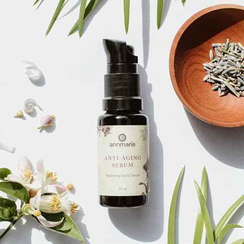 Annmarie Skin Care Anti-Aging Serum - Aloe-Vera Based Serum with Hyaluronic Acid & Herbal Extracts. Firming Serum for Dry Skin, Fine Lines & Wrinkles, For All Skin Types (15ml, 0.5 fl oz)