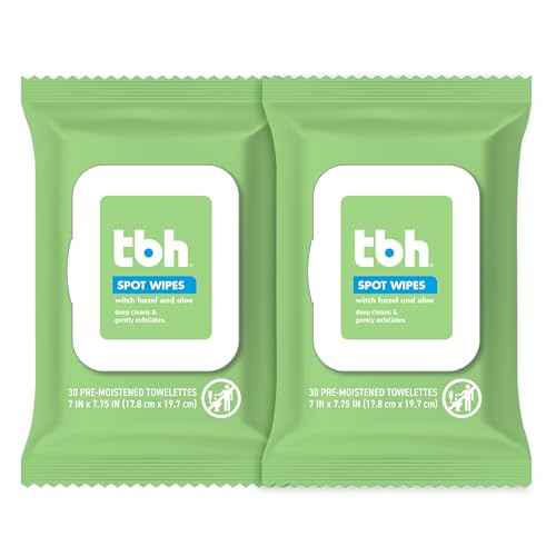 TBH Kids Spot Face Cleansing Wipes ? Gentle Daily Skincare for Preteens & Teens with Oily, Dry & Sensitive Skin ? Salicylic Acid & Witch Hazel ? Paraben-Free & Dermatologist-Approved ? 30ct (2 pack)