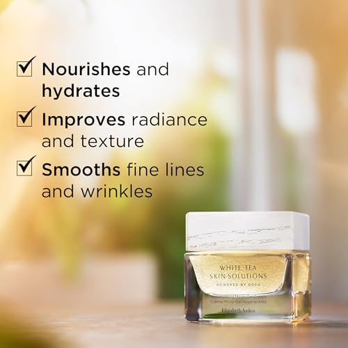 Elizabeth Arden White Tea Skin Solutions Replenishing Micro-Gel Cream, Hydrating Face Moisturizer, Non-Comedogenic, 1.7 fl oz (Pack of 1)