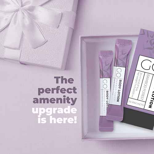 Go Essentials Travel Lotion Packets ? Single Use Body and Hand Lotion for Hydrated Skin and Travel Size Toiletries - Bulk Travel Size Lotion Packets.