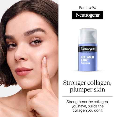 Neutrogena Collagen Bank Face Moisturizer, Daily Anti-Aging Face & Neck Firming Collagen Cream, Bakuchiol & Micro-Peptides Face Lotion, Support Skin¡¯s Natural Collagen for Visibly Plump Skin, 2 fl.?oz