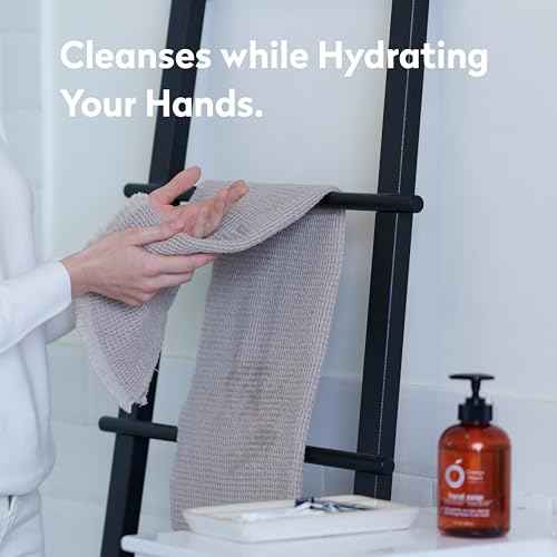 ORANGE HOUSE Natural Liquid Hand Soap, Food-Grade Orange Oil Moisturizing Hand Wash, Plant-Based & Hypoallergenic, Gentle for Sensitive Skin, Non-Toxic Citrus Scented Soap, 12 Fl Oz (6 Pack)