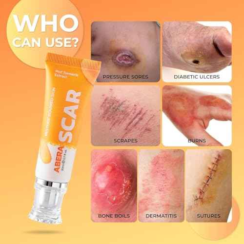 ABERA Scar Cream (Upgrade) - Skin Regeneration & Repair Cream - Heals Wounds, Promotes New Skin Formation, Soothes Scratches, Eczema, and Damaged Areas (Set 2) (1.41 Oz Per Item)