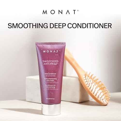 MONAT Smoothing Deep Conditioner with Rejuveniqe¢ç - Anti-Frizz, Long-Lasting Frizz Control for Damaged Hair - Net Wt. 178 ml / 6 fl. oz