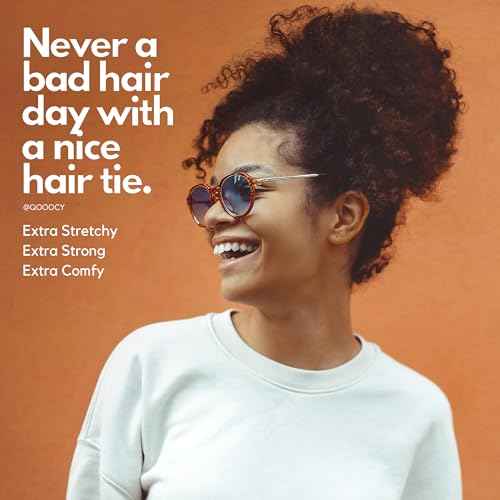12-Pack 4X Extra Long Hair Ties - Ideal for Dreadlocks, Curly, Extra Thick Hair - Durable, Oversized, and Gentle Ponytail Holders, XXX, Black