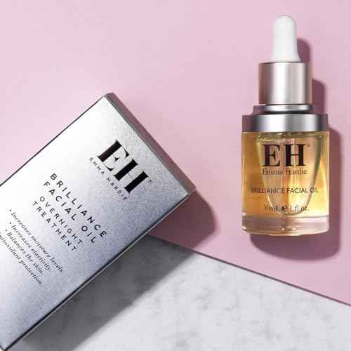 Emma Hardie 30ml Brilliance Facial Oil with Botanical Extract Blend, Use to Hydrate & Revitalise Skin, Promote Glow & Youthful Look & Reduce Wrinkles, Suitable for Sensitive Skin, Vegan & Cruelty Free