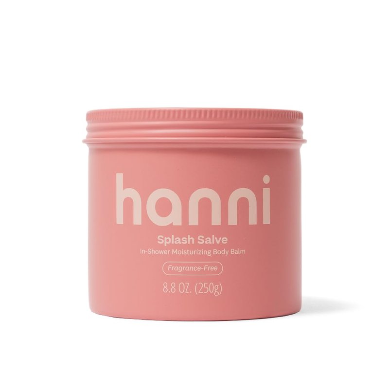 HANNI Splash Salve Body Mask - In-Shower Moisturizer with Coconut & Jojoba | Fragrance-Free, 250 mL