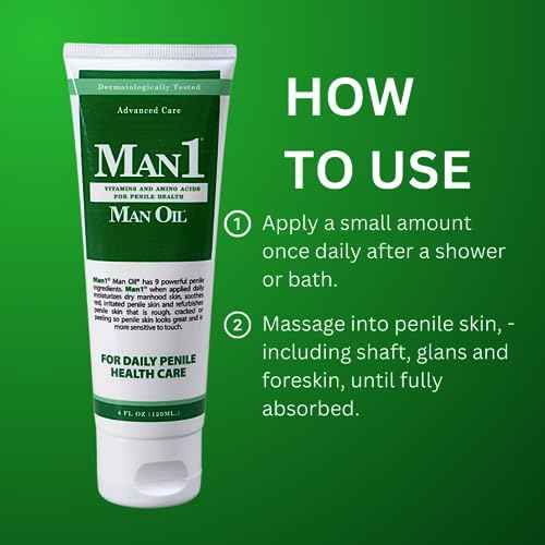 Man1 Man Oil Man1 Collection: Penile Health Gift for His Anniversary, Birthday or Holiday. Give Him a Unique Present He¡¯ll Love. Three Premium Products for Complete Penile Care, Senfla and Body Wash
