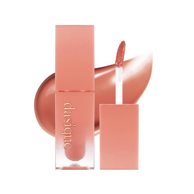 Dasique Juicy Dewy Tint - Bare Nude Lip Stain | Long-Wearing, Non-Sticky Gloss | Vegan & Cruelty-Free | 0.12 oz