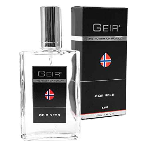 Geir Ness Eau de Parfum Spray For Men - Long Lasting Fresh, Cool Scent - Mix of Refreshing Norwegian Mountain Fragrance - 3.4 oz¡¦