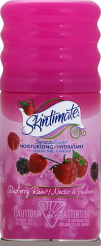 Skintimate Moisturizing Shave Gel for Women - Raspberry Rain with Vitamin E & Olive Butter | 2.75 Ounce