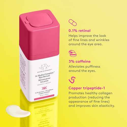 Drunk Elephant A-Shaba Complex Eye Serum - .1% Retinol Eye Cream - Clean Clinical Skincare