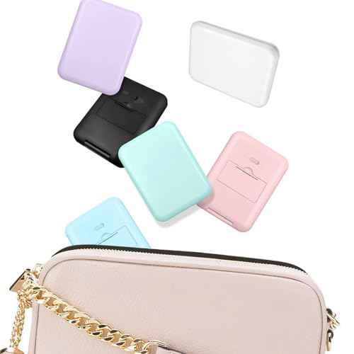 Compact Mirror, 1X/3X Magnification LED Pocket Mirror with Nternal BIattery, Mini Mirror for Purse, Pocket,Travel and Present (Mint Green)