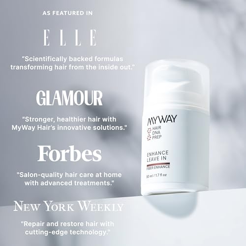 My Way Hair DNA Leave-In Conditioner ? Deeply Nourishing Treatment for Damage Reversal, Shine Revival, and Smoothness ? Paraben, Phthalate, Sulfate, and Cruelty-Free Hair Care (1.7 oz)