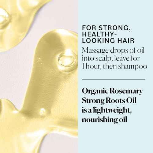 Sky Organics - Organic Rosemary Oil with Strong Roots - Hair Growth Serum with Macadamia, Jojoba & Essential Oils for Scalp - Natural Beauty and Hair Care - 2 fl oz