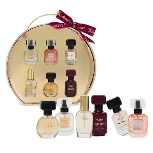 Victoria's Secret Mini Eau de Parfum Discovery Gift Set: Bombshell, Bombshell Magic, Tease, Bare, Very Sexy, & Heavenly