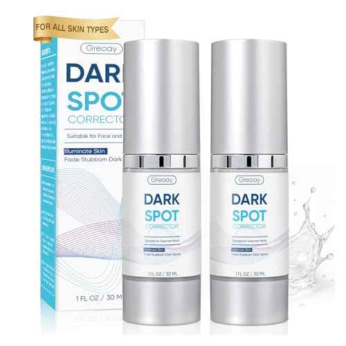 Dark Spot Remover for Face Body Serum with Hyperpigmentation Treatment Skin Brown Spot Age Spot Remover Dark Spot Corrector Glow Serum Brighten Even Gentle and Non-Irritating Unisex 1 Fl Oz 2 pack
