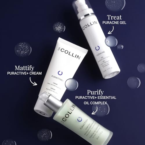 G.M. COLLIN Puractive+ Cream | Moisturizing Face Cream for Oily to Acne-Prone Skin | Reduces Excess Oil, Matifies the Skin and Tightens Enlarged Pores
