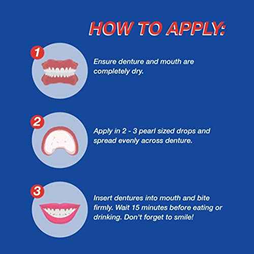 Secure Denture Bonding Adhesive, Zinc, 1 Ounce