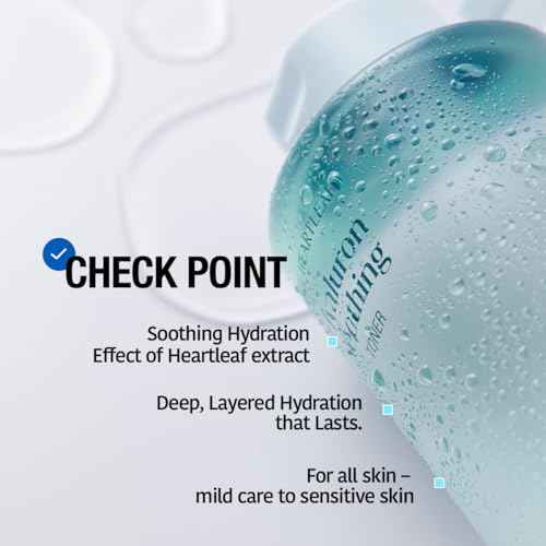 GOODAL Heartleaf Hyaluron Soothing Toner - Trouble Care, Korean Skin Care, Soothing, Moisturizing, Hydrating, Calming Skin, Instant Cooling, Hyaluronic Acid,Ceramide (11.83 fl.oz.)
