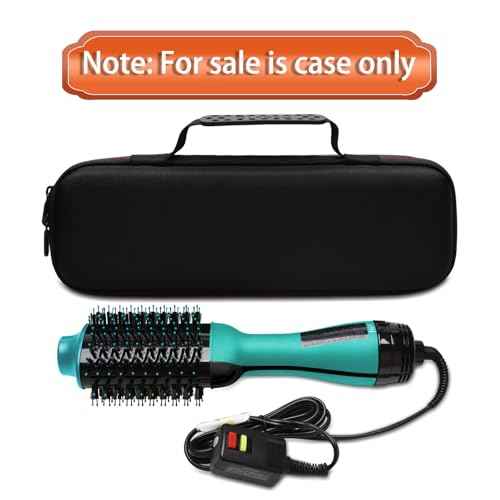 Hard Travel Case for REVLON One-Step Volumizer Original 1.0 / Volumizer Plus 2.0 Hair Dryer and Hot Air Brush,Teal (Case Only)