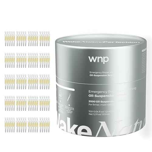 WNP collagen Serum Anti Aging,Oil-Suspension Serum|Barrier repair Firming Emergency Repair|WaterOilBalance| 4D hyaluronic acid|Single-Use Vials Skincare for Sensitiveskin((1.2ml/0.04 fl.oz.) (120ml)