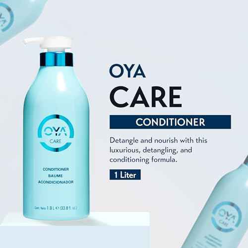 OYA Care Conditioner for Color-Treated Hair ? Hydrating & Moisturizing Conditioner for Women & Men ? Reduces Frizz, Strengthens Dry & Damaged Hair ? For Fine, Thin, Wavy & Frizzy ? 1L / 33.8 fl. oz.