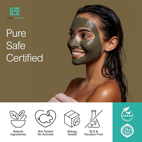 JUMAN Dead Sea Minerals Facial Care Set | For All Skin Types | Mask Set with Essential Oils & Plant Extracts | Nourishes, Protects & Restores | SLS & Paraben Free | Vegan | Pack of 3