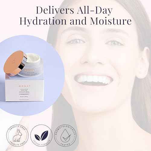 MONAT Be Balanced Lightweight Moisturizer - Restoring & Smoothing Hydrating Face Moisturizer with Hyaluronic Acid. Light Moisturizer Face Cream for Daily Skincare Routine - Net Wt. 45 ml / 1.52 fl oz