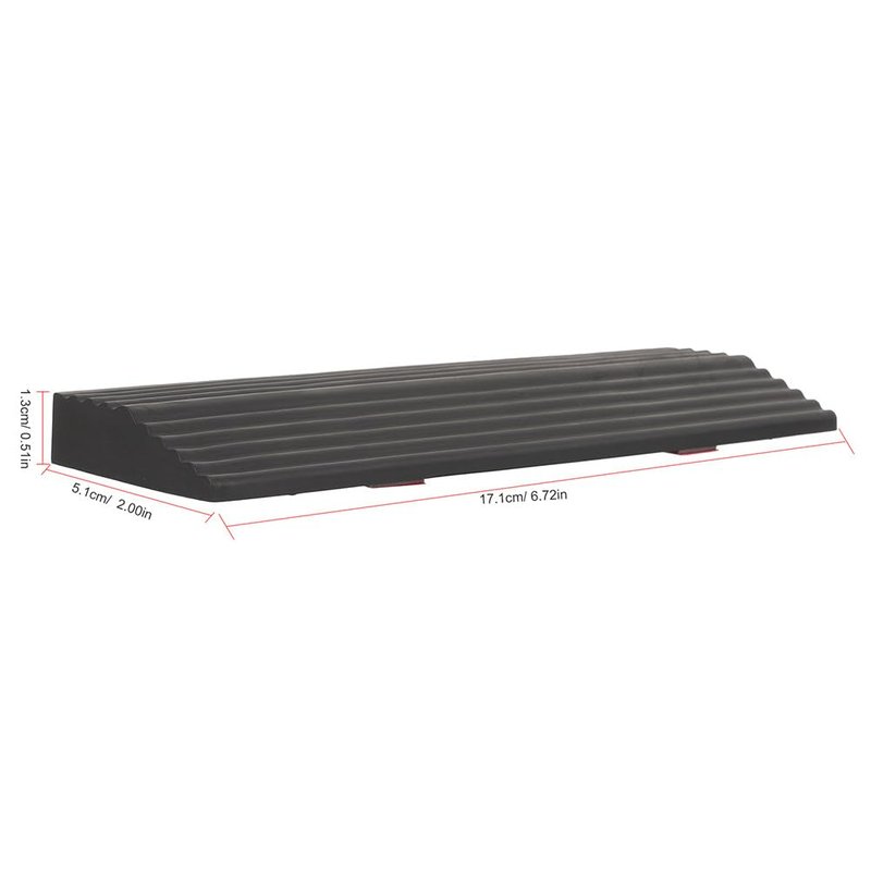 2pcs threshold ramps door transitioning ram indoor threshold ramp pad wheelchair transitioning sweeping robot triangle pad household plastic