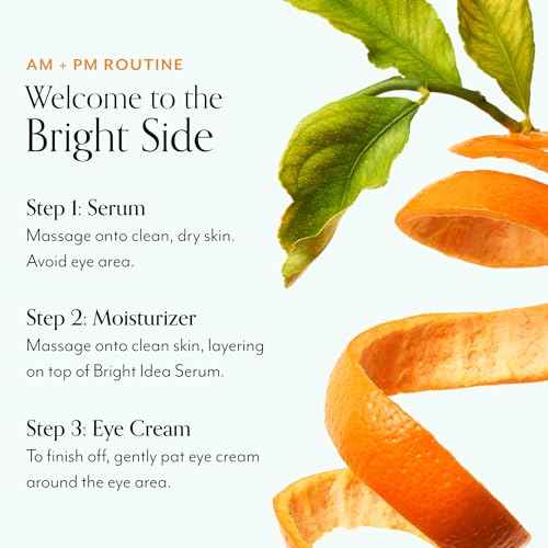 Bliss Vitamin C + Tri-Peptide Glow Getter Bright Idea 3-Piece Kit ? Includes Brightening Moisturizer, Eye Cream & Serum for Radiant, Firm, Hydrated Skin ? Vegan & Cruelty-Free Skincare Set
