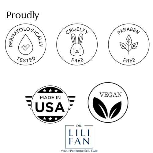 Dr Lili Fan Probiotic Recovery Cream: Vegan Probiotic, Anti-Aging Face Cream for Skin Renewal. Boosts Skin's Collagen and Targets Wrinkles. Prevents Acne. 0.5 fl oz