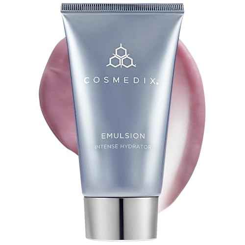 COSMEDIX Emulsion Intense Face Moisturizer for Women & Men - Ultra-Nourishing Hydrating Face Cream for Dry Skin & Redness - Shea Butter Lotion Facial Skin Care for Smoother, Radiant Glow