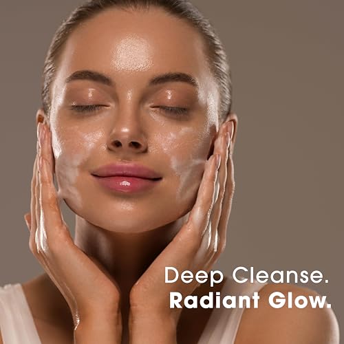 Glowbiotics Probiotic Clarifying Cleanser 5 oz ? Gentle Foaming Face Wash with 2% Salicylic Acid & Peptides | Probiotic BHA Cleanser for Oily & Acne-Prone Skin