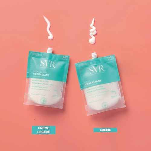 SVR Hydraliane Light Hydrating Face Cream - Moisturizer For Sensitive & Dehydrated Skin, for the Whole Family - Skin is 72% More Hydrated After 8 Hrs. with Hyaluronic Acid & Glycerin, 1.7 fl.oz.