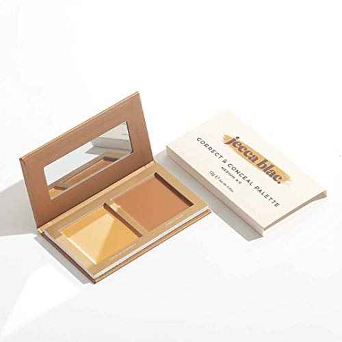 Jecca Blac Correct and Conceal Medium Coverage Palette, Lightweight Long Lasting Formula, Medium To Full Coverage, Gender Neutral and LGBTIQA+ Inclusive Make Up, Medium 4.0, 0.42 oz
