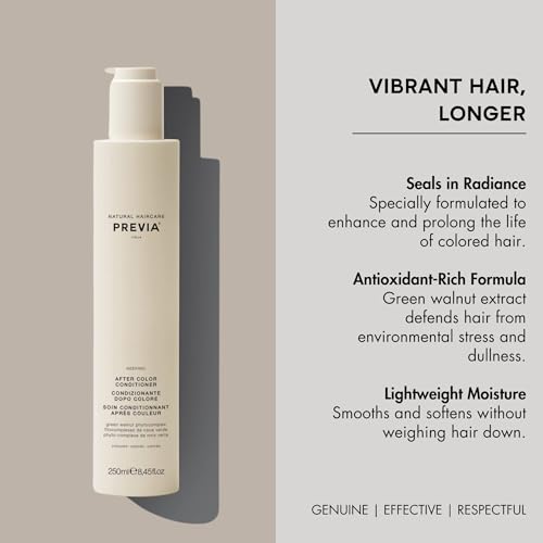 PREVIA Keeping Organic Green Walnut Colour Shine Coloured Hair Conditioner 250 ml