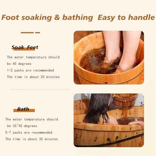 30 Pack Herbal Foot Soak Bags -Natural Ginger Mugwort Foot Detox Soak ,Body care herbal package Soothes Tired ,Chinese Herbal Foot Bath Spa Gift for Men & Womenäõõ®ßæ˩ñé?øÜÊÅøÐ (32 Ounce (Pack of 1), 24)
