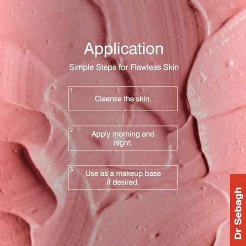 Dr Sebagh Skin Perfecting Cream (1.7 fl oz) - Lightweight Water-Based Moisturizer for Oily Skin - Non Comedogenic Face Moisturizer - Mattifying Hydrating Face Cream with Vitamin B5 & Glycerin