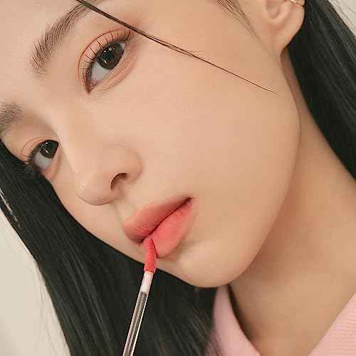 rom&nd BLUR FUDGE TINT 16 Burnt Orange - Velvety Matte K-Beauty Lip Stain for Soft Blurred Lips, Non-Drying, Long-Lasting Korean Lip Makeup